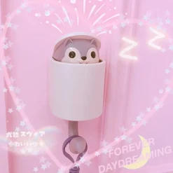 Kawaii Therapy Desk Accessories<Kawaii Squirrel Pop-up Wall Coat Hanger