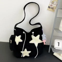 Kawaii Therapy Tote Bags | Shoulder Bags<Kawaii Starry Pastel Harajuku Sling Bag – Limited Edition