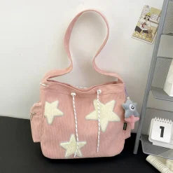 Kawaii Therapy Tote Bags | Shoulder Bags<Kawaii Starry Pastel Harajuku Sling Bag – Limited Edition