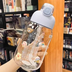 Kawaii Therapy Bottles<Kawaii Sticker Style Straw Bottle – Limited Edition