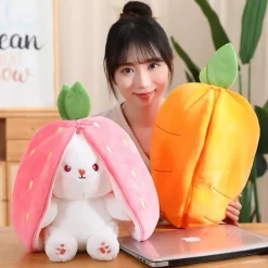 Kawaii Therapy Cute Stuffed Animals | Bunny<Kawaii Strawberry Bunny Fruit Plush XL (35cm)