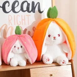 Kawaii Therapy Cute Stuffed Animals | Bunny<Kawaii Strawberry Bunny Fruit Plush XL (35cm)