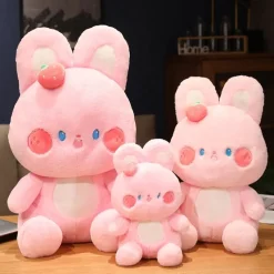 Kawaii Therapy Cute Stuffed Animals | Bunny<Kawaii Strawberry Bunny Pastel Plush XL – Limited Edition