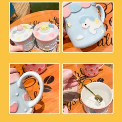 Kawaii Therapy Bottles<Kawaii Strawberry Cake Ceramic Cup – Limited Edition