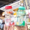 Kawaii Therapy Bottles<Kawaii Strawberry Fruit Water Bottle (480ml)