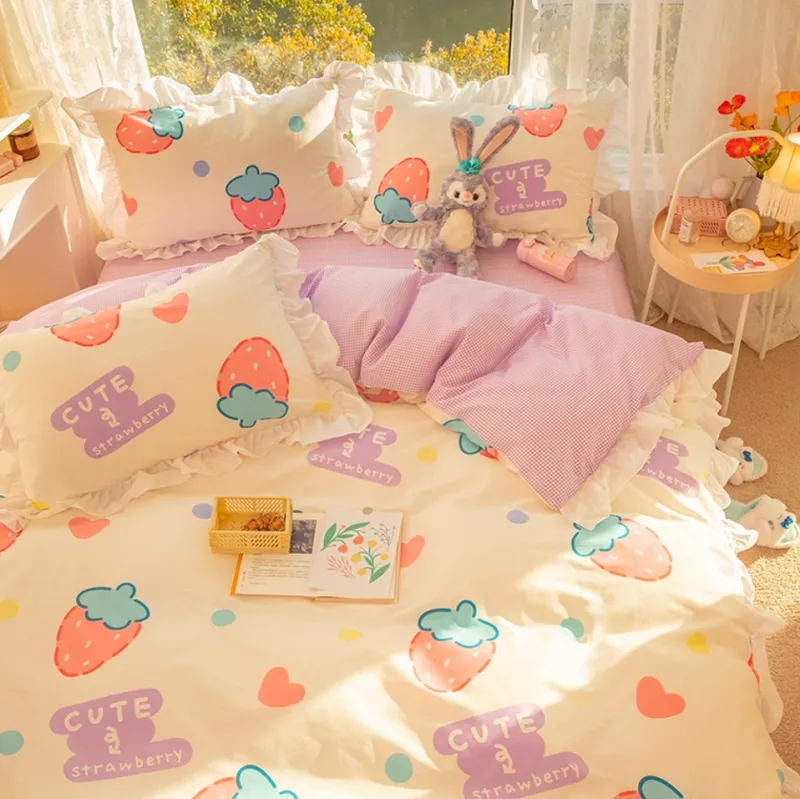 Kawaii Therapy Beddings<Kawaii Harajuku Pastel Bedsheet – Special Edition