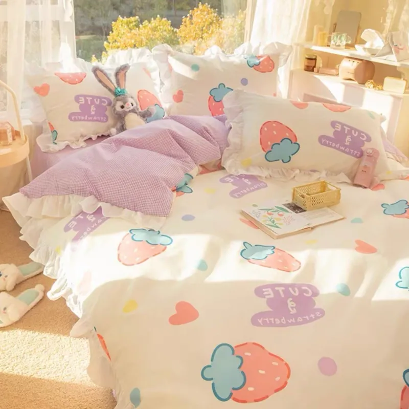 Kawaii Therapy Beddings<Kawaii Harajuku Pastel Bedsheet – Special Edition