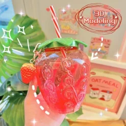 Kawaii Therapy Bottles<Kawaii Plastic Cup (500ml)