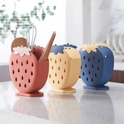 Kawaii Therapy Bottles<Kawaii Strawberry Utensil Holder – Limited Edition