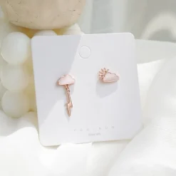 Kawaii Therapy Earrings<Kawaii Sun Cloud Korea Style Earrings – Limited Edition