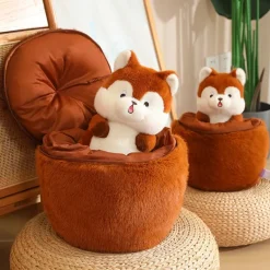Kawaii Therapy Cute Stuffed Animals | Bunny<Acorn Squirrel Plush – Limited Edition