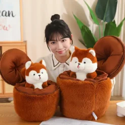 Kawaii Therapy Cute Stuffed Animals | Bunny<Acorn Squirrel Plush – Limited Edition