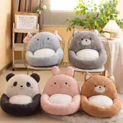 Kawaii Therapy Seat Cushions | Pillows<Animal Collection Soft Seat Cushion