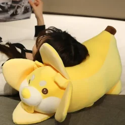 Kawaii Therapy Cute Stuffed Animals | Shiba<Banana Shiba Inu Plush (40cm)