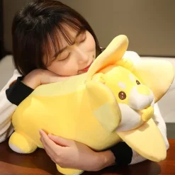 Kawaii Therapy Cute Stuffed Animals | Shiba<Banana Shiba Inu Plush (40cm)