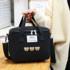 Kawaii Therapy Tote Bags<Bear Lunch Insulated Picnic Bag