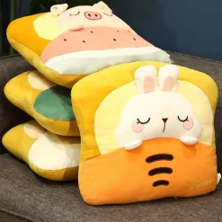 Kawaii Therapy Cute Stuffed Animals | Pillows<Bedtime Series Animal Bread Plush