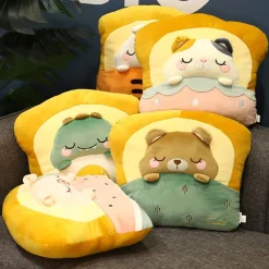 Kawaii Therapy Cute Stuffed Animals | Pillows<Bedtime Series Animal Bread Plush