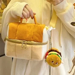 Kawaii Therapy Korea Style Backpacks<Bread Toast Shoulder Bag – Special Edition