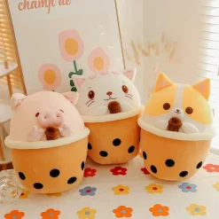Kawaii Therapy Boba | Cat<Bubble Tea Animal Plush XL (50cm)