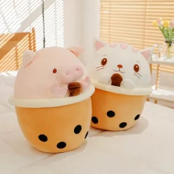 Kawaii Therapy Boba | Cat<Bubble Tea Animal Plush XL (50cm)