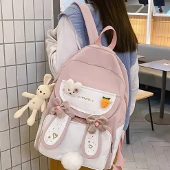 Kawaii Therapy Animal Backpacks | Japanese Style Backpacks<Bunny Ears Harajuku Backpack – Special Edition
