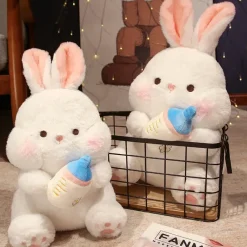 Kawaii Therapy Cute Stuffed Animals | Giant Stuffed Animals<Bunny Milk Bottle Plush – Jumbo Edition