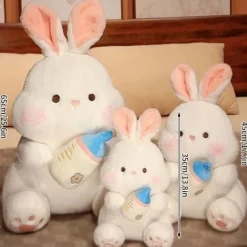 Kawaii Therapy Cute Stuffed Animals | Giant Stuffed Animals<Bunny Milk Bottle Plush – Jumbo Edition