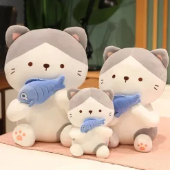 Kawaii Therapy Giant Stuffed Animals | Cat<Cat Fish Plush Doll (45cm) – Limited Edition