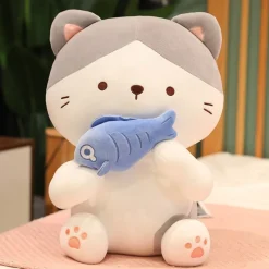 Kawaii Therapy Giant Stuffed Animals | Cat<Cat Fish Plush Doll (45cm) – Limited Edition