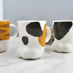 Kawaii Therapy Bottles<Cat Paw Ceramic Cup – Limited Edition