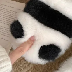 Kawaii Therapy Slippers<Fluffy Panda Cozy Slippers – Limited Edition