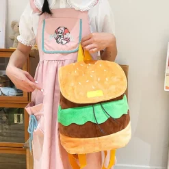 Kawaii Therapy Animal Backpacks<Hamburger Backpack – Limited Edition