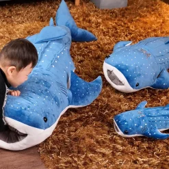 Kawaii Therapy Cute Stuffed Animals | Sea Animal<Happy Pastel Whale Shark (90cm) – Limited Edition