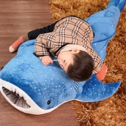 Kawaii Therapy Cute Stuffed Animals | Sea Animal<Happy Pastel Whale Shark (90cm) – Limited Edition