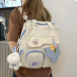 Kawaii Therapy Preppy Backpacks | Japanese Style Backpacks<Harajuku Cute Pastel Backpack