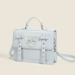 Kawaii Therapy Preppy Backpacks | Japanese Style Backpacks<Hearts Preppy Shoulder Bag – Limited Edition