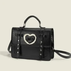 Kawaii Therapy Preppy Backpacks | Japanese Style Backpacks<Hearts Preppy Shoulder Bag – Limited Edition
