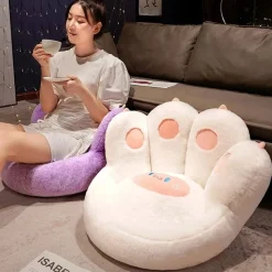 Kawaii Therapy Seat Cushions<Jumbo Cat Paw Fluffy Cushion