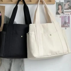 Kawaii Therapy Tote Bags | Shoulder Bags<Large Canvas Tote Bag – Limited Edition