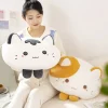 Kawaii Therapy Cute Stuffed Animals | Pillows<Mochi Neko Cat Plush Pillow