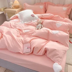 Kawaii Therapy Beddings<Pastel Hearts Bedsheet – Special Edition