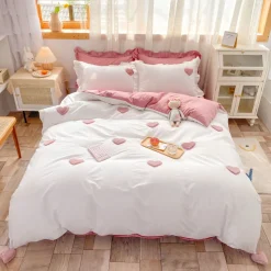 Kawaii Therapy Beddings<Pastel Hearts Bedsheet – Special Edition