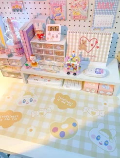 Kawaii Therapy Mouse Pads<Plaid Table Mouse Pad – Special Edition