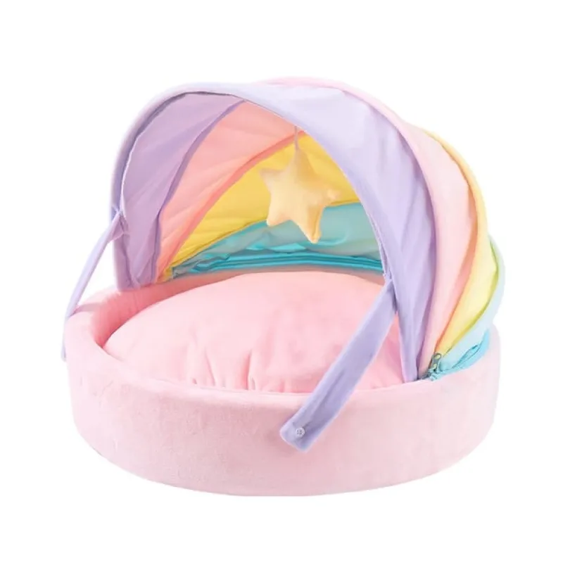 Kawaii Therapy Cat House<Retractable Cat Play Nest