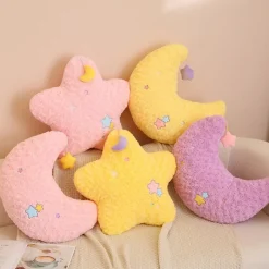 Kawaii Therapy Pillows<Star Moon Soft Candy Pastel Pillow