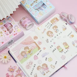 Kawaii Therapy Stickers<Sweet Washi Tape Set – Limited Edition