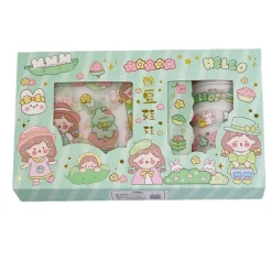 Kawaii Therapy Stickers<Sweet Washi Tape Set – Limited Edition
