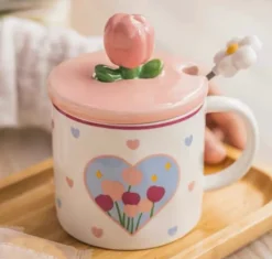 Kawaii Therapy Bottles<Tulip Ceramic Cup (350ml) – Limited Edition