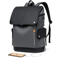 Kawaii Therapy Travel Backpacks | Large Backpacks<Ultra Durable Waterproof PU Leather Backpack